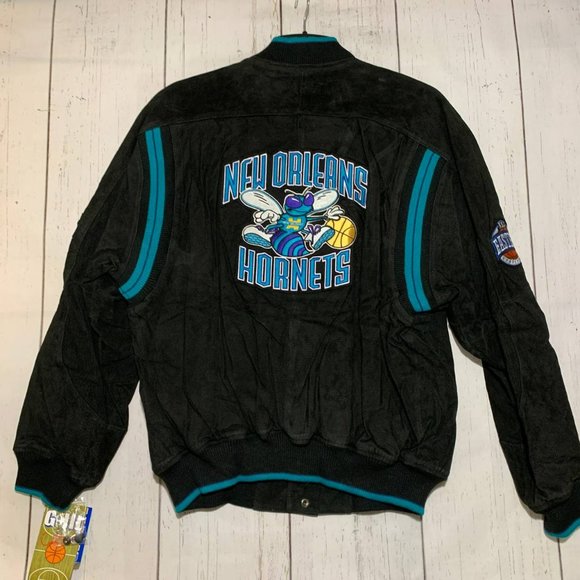 G-III Other - New Orleans Charlotte Hornets NBA G-III Suede Varsity Jacket New Men